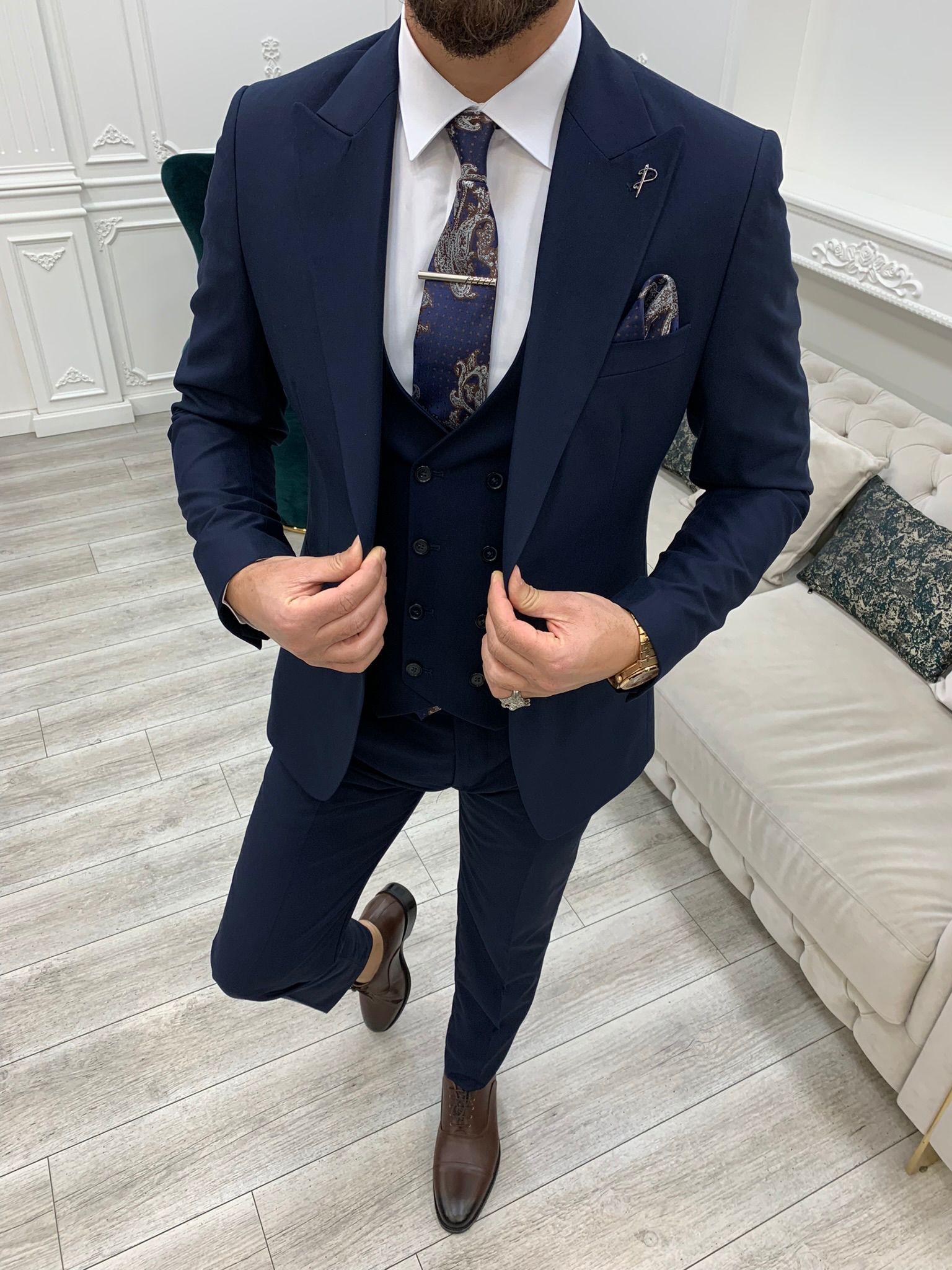Italian Slim Fit Suit - Eli Thomas Menswear